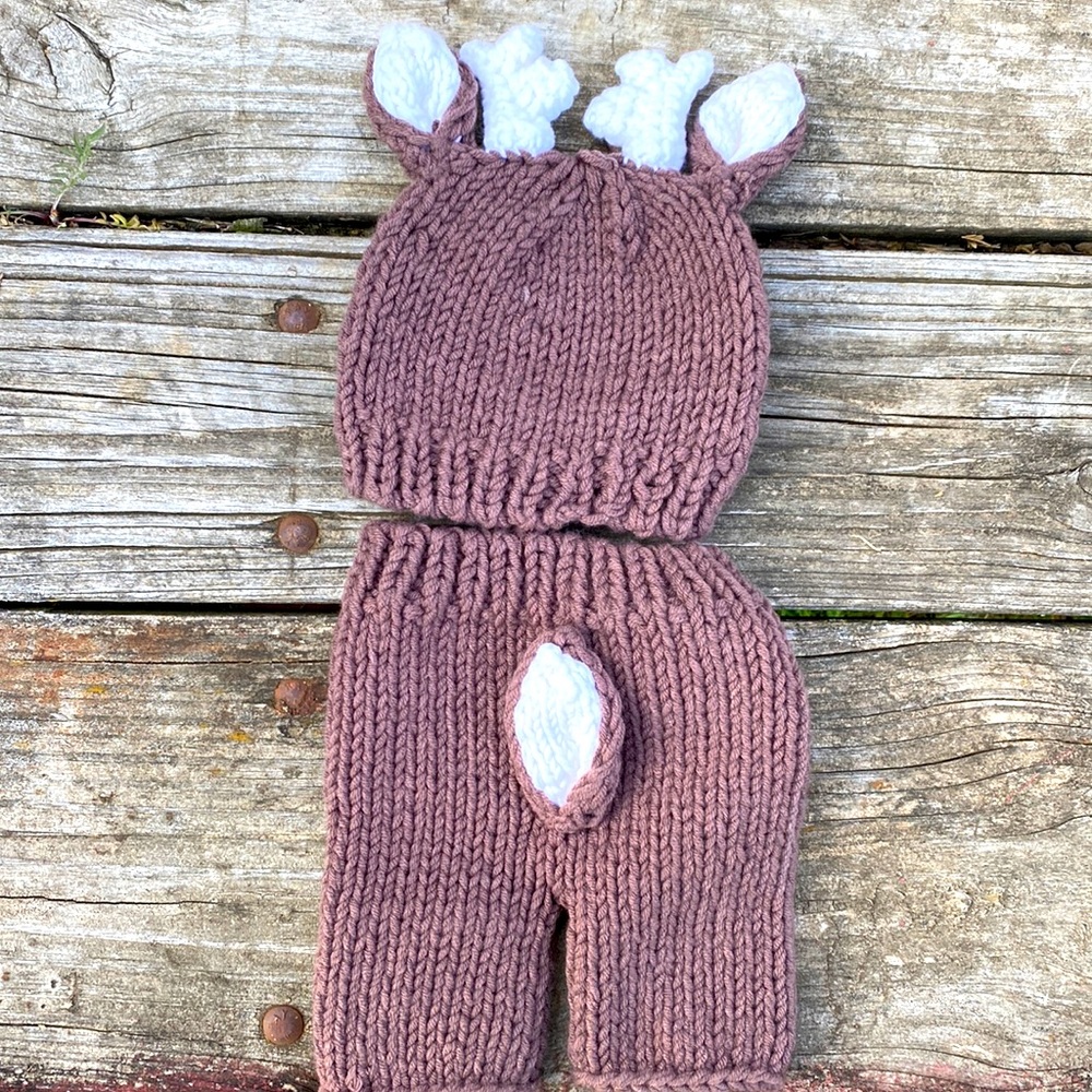 Newborn deer picture costume